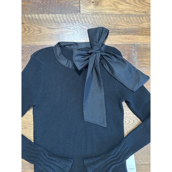 Chic Wish Long Sleeve Shirt with Bow - Picture 3 of 5